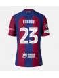 Moški Nogometna dresi replika Barcelona Jules Kounde #23 Domači 2023-24 Kratek rokav